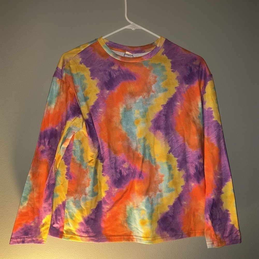 SHEIN Vibrant Tie-Dye Tee